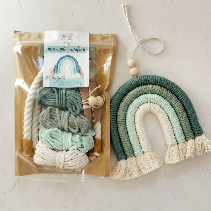 DIY Rainbow Fiber Art Kit