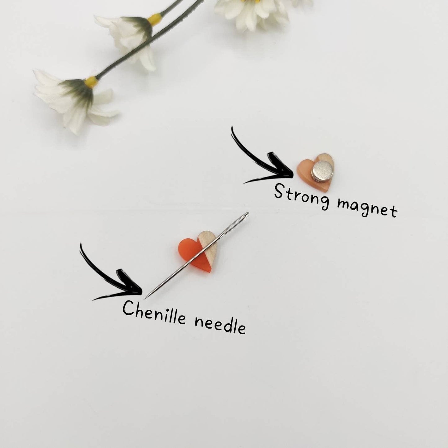 Small Heart needle minder
