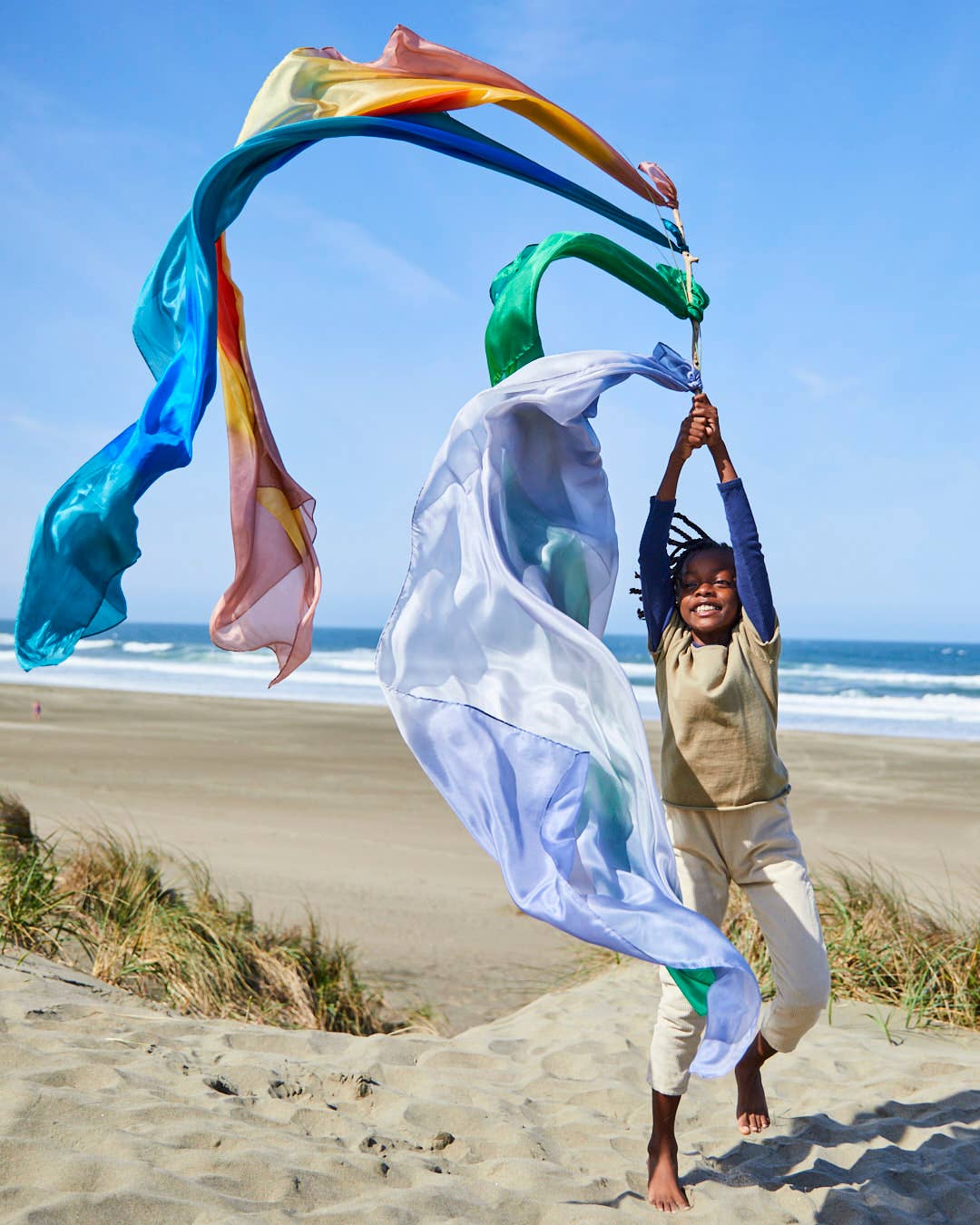 Giant Ocean Playsilk - 100% Natural Silk for Fort Building!
