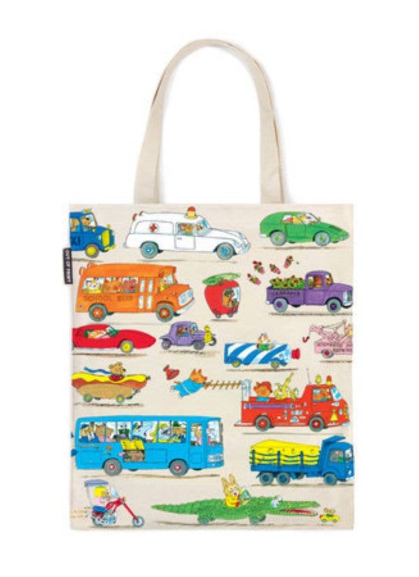 Cars Trucks Natural Tote