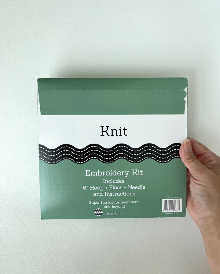 Knit | Embroidery Kit by Rikrack