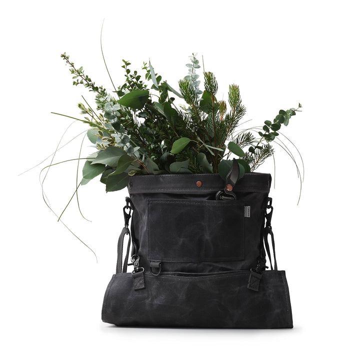Harvesting &amp; Gathering Bag- Waxed Canvas