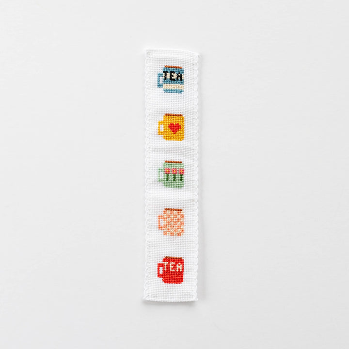 Tea/Mugs Cross Stitch Bookmark Kit