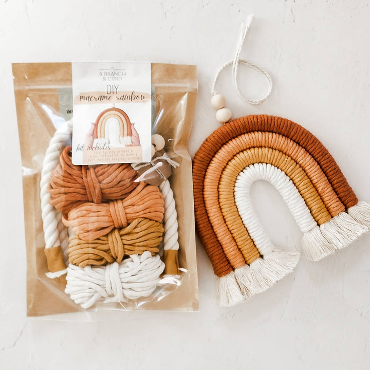 DIY Rainbow Fiber Art Kit