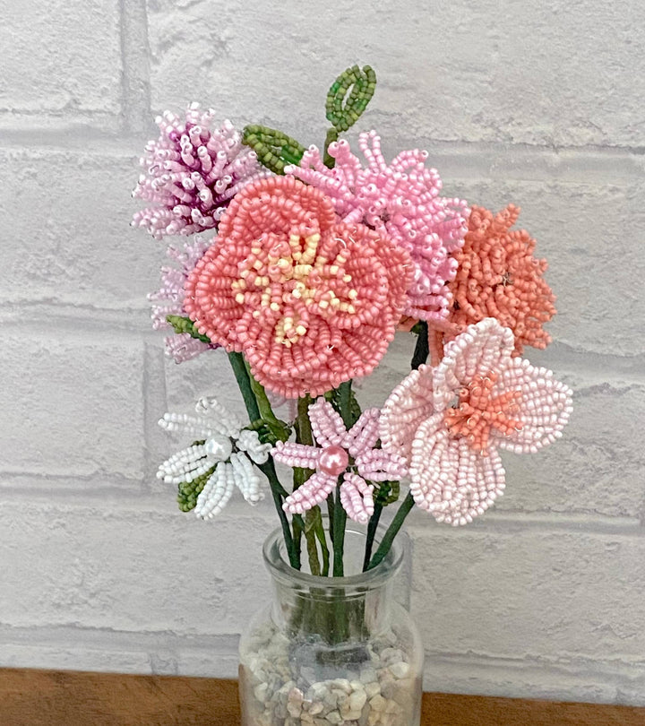 Afternoon Tea Beaded Flower Vase Craft Kit