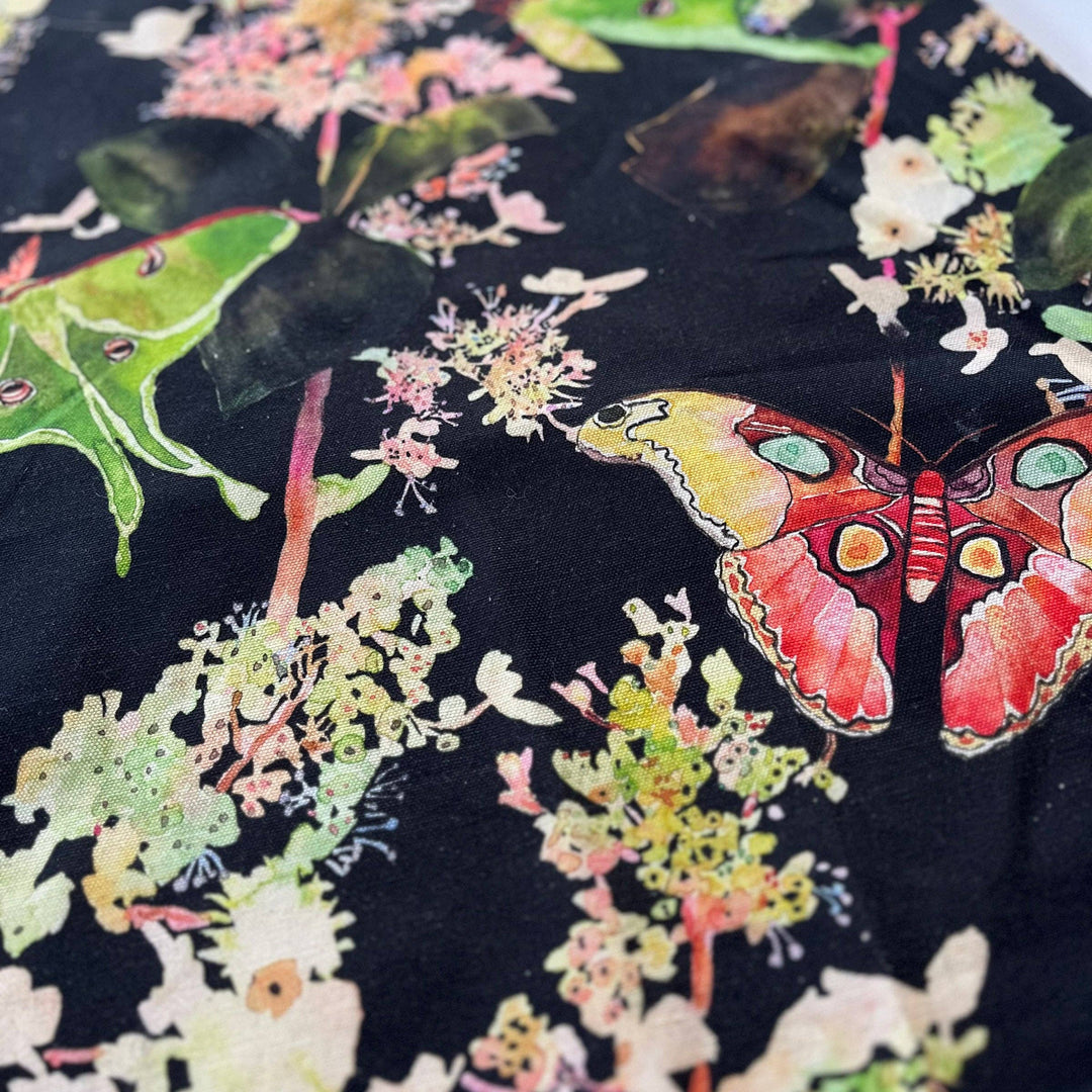 Night Moths pinafore apron