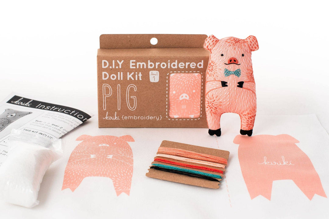 Pig – Embroidery Kit