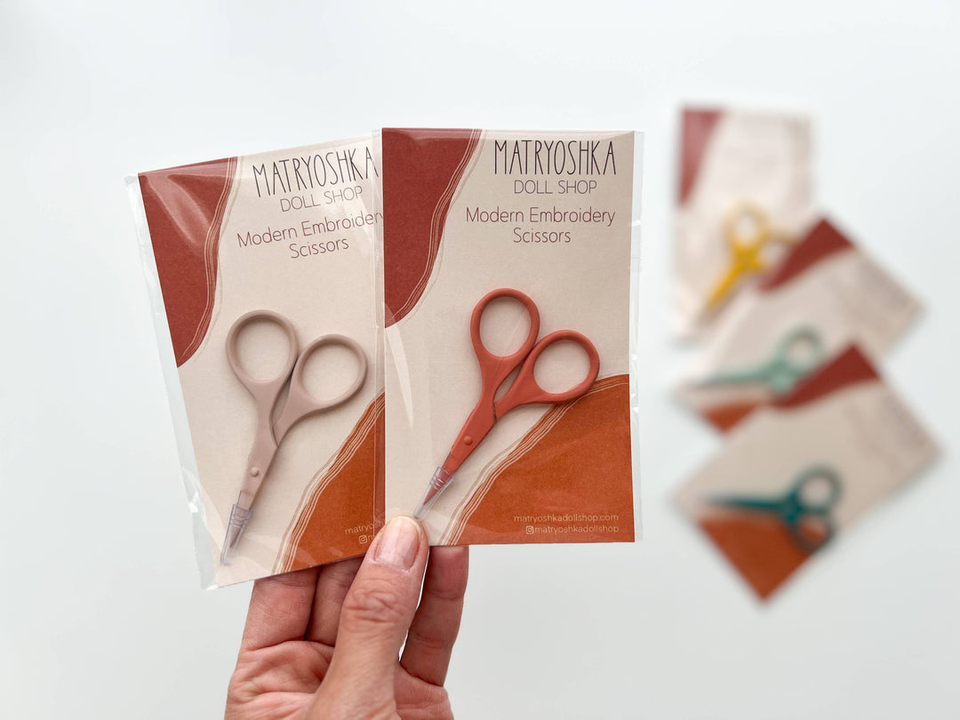 Small needlecraft scissors, tiny embroidery scissors