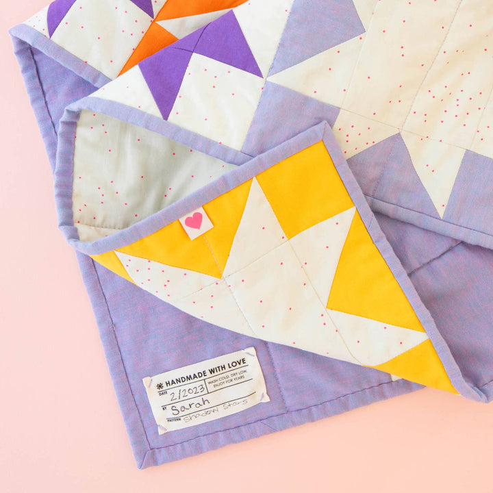 Large Organic Cotton Write-In Quilt Labels