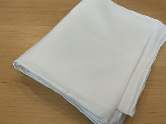 Silk scarf undyed