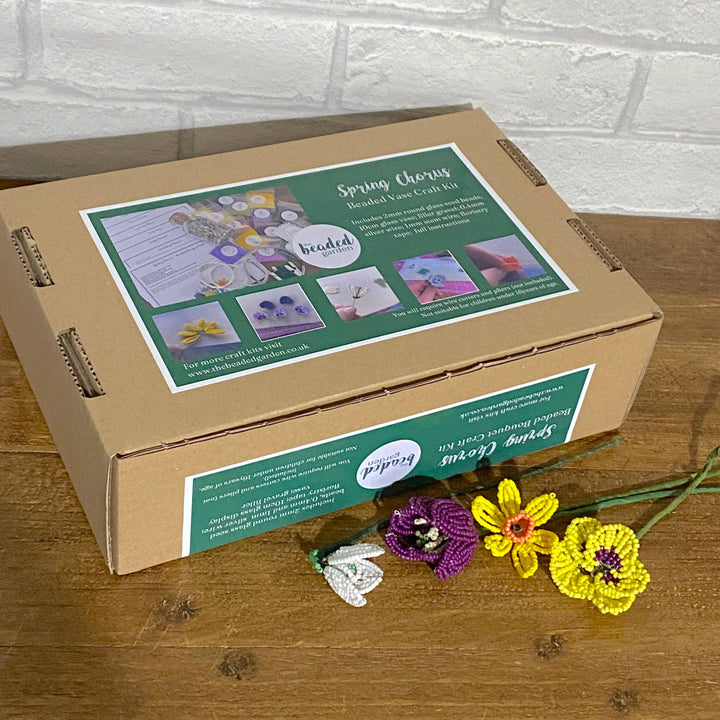 Spring Chorus Beaded Flower Vase Craft Kit