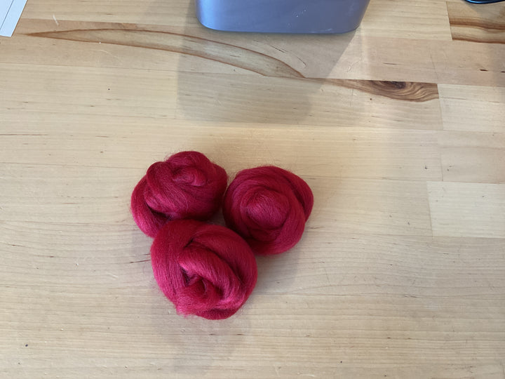 Wool Roving — Bulk (1/2 lb)
