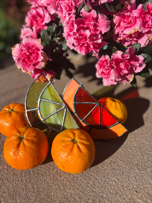{7/11) Foundations of Stained Glass: Citrus Slices