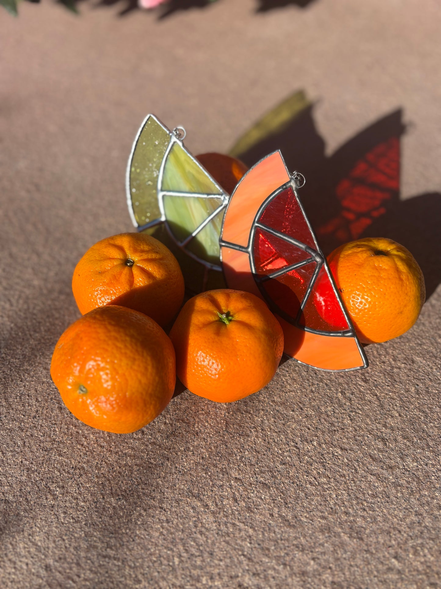{7/11) Foundations of Stained Glass: Citrus Slices