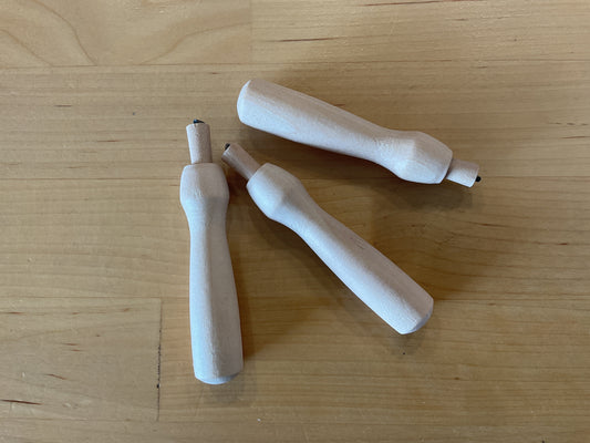 Wooden needle felting holder