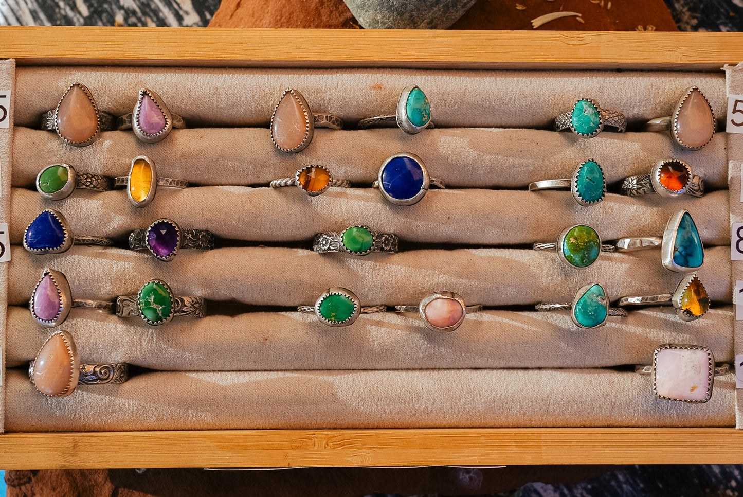 Bezel-Set Stone Ring with Megan Oliver