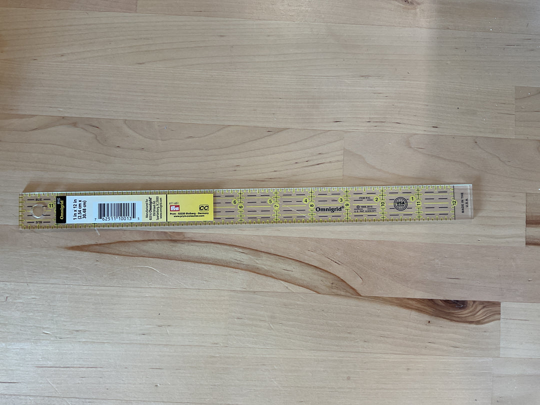 Omnigrid Ruler 1x12in