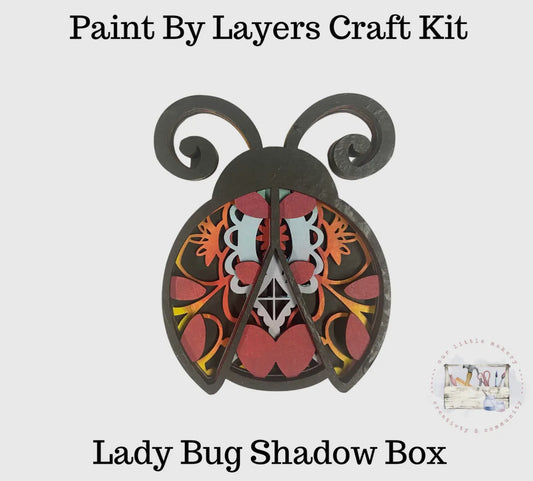 Lady Bug Shadow Box Kit