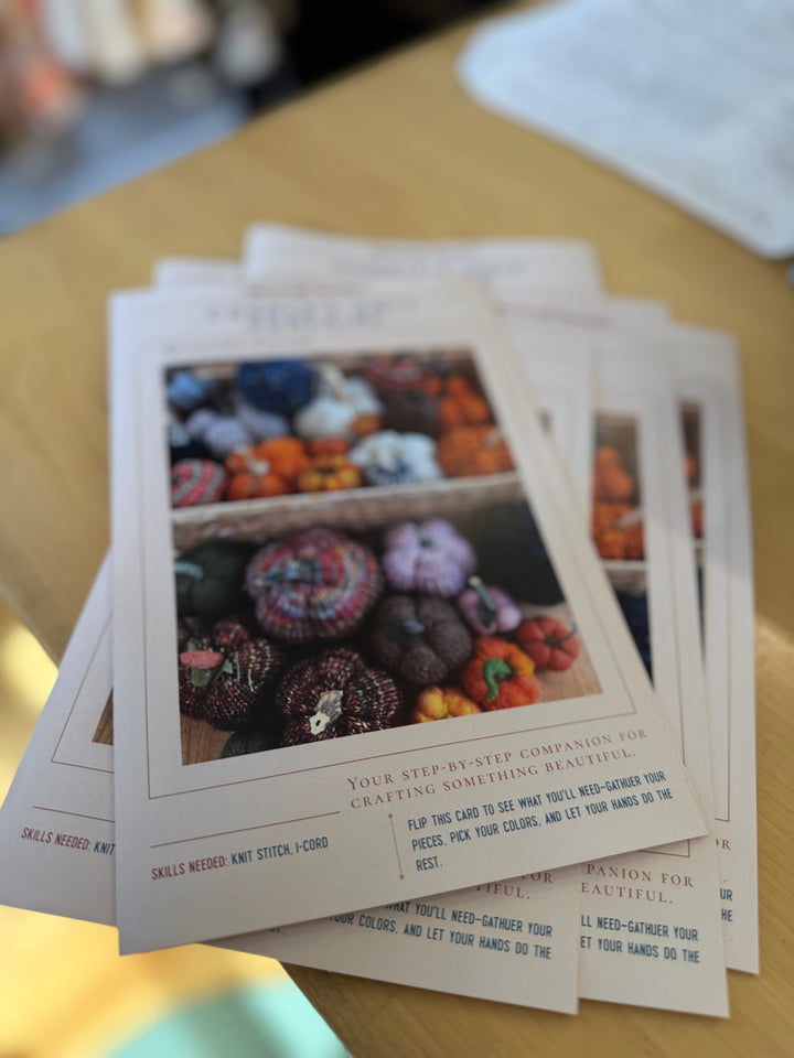 Pattern only, Carole’s Knit Pumpkins