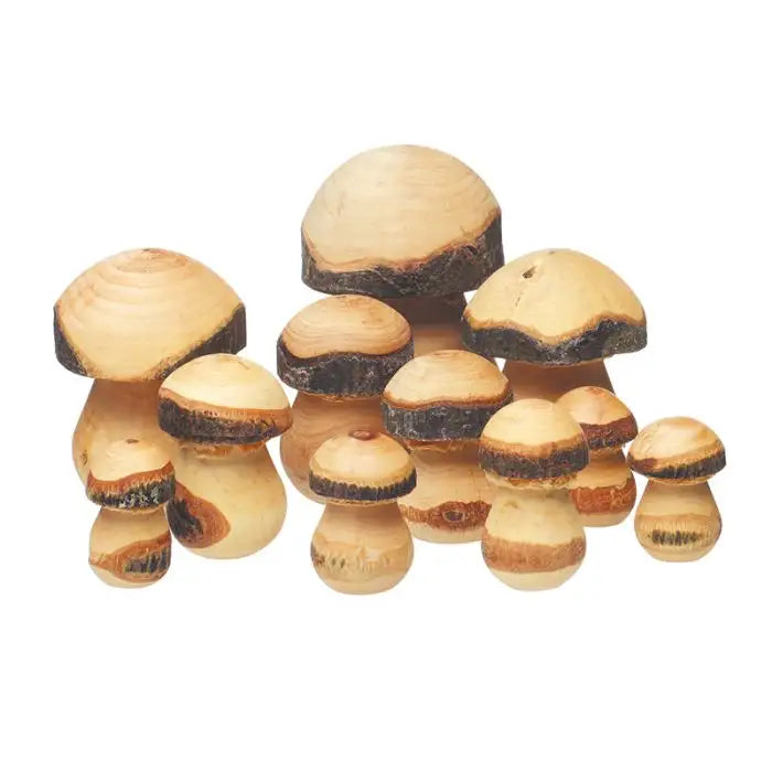 Toadstools Wooden - Large