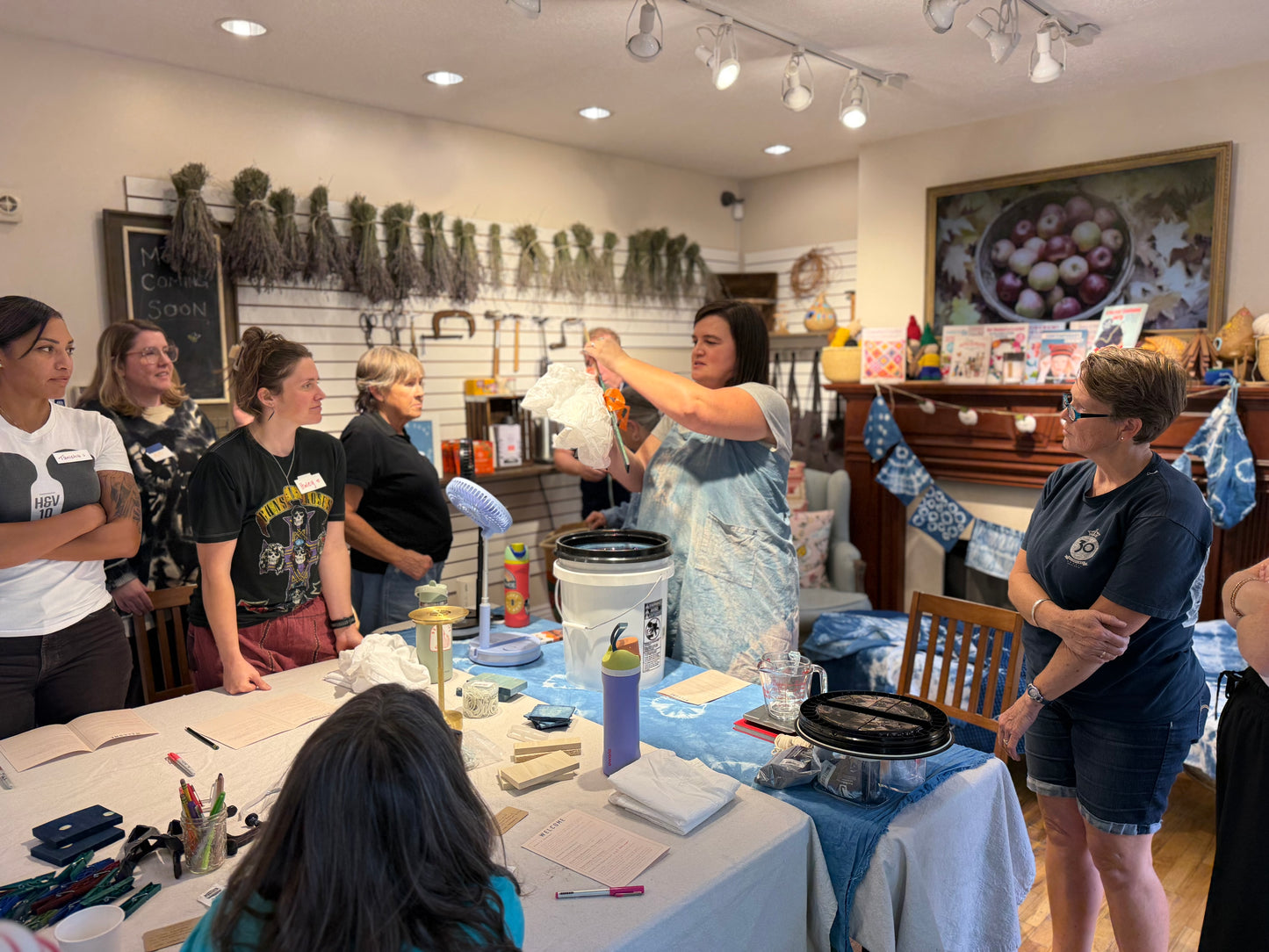 {3/14} Shibori Indigo Dyeing