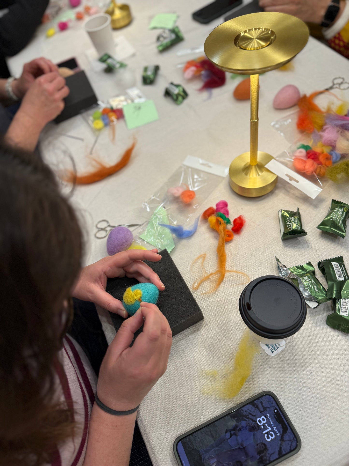 {3/13} Needle Felted Eggs