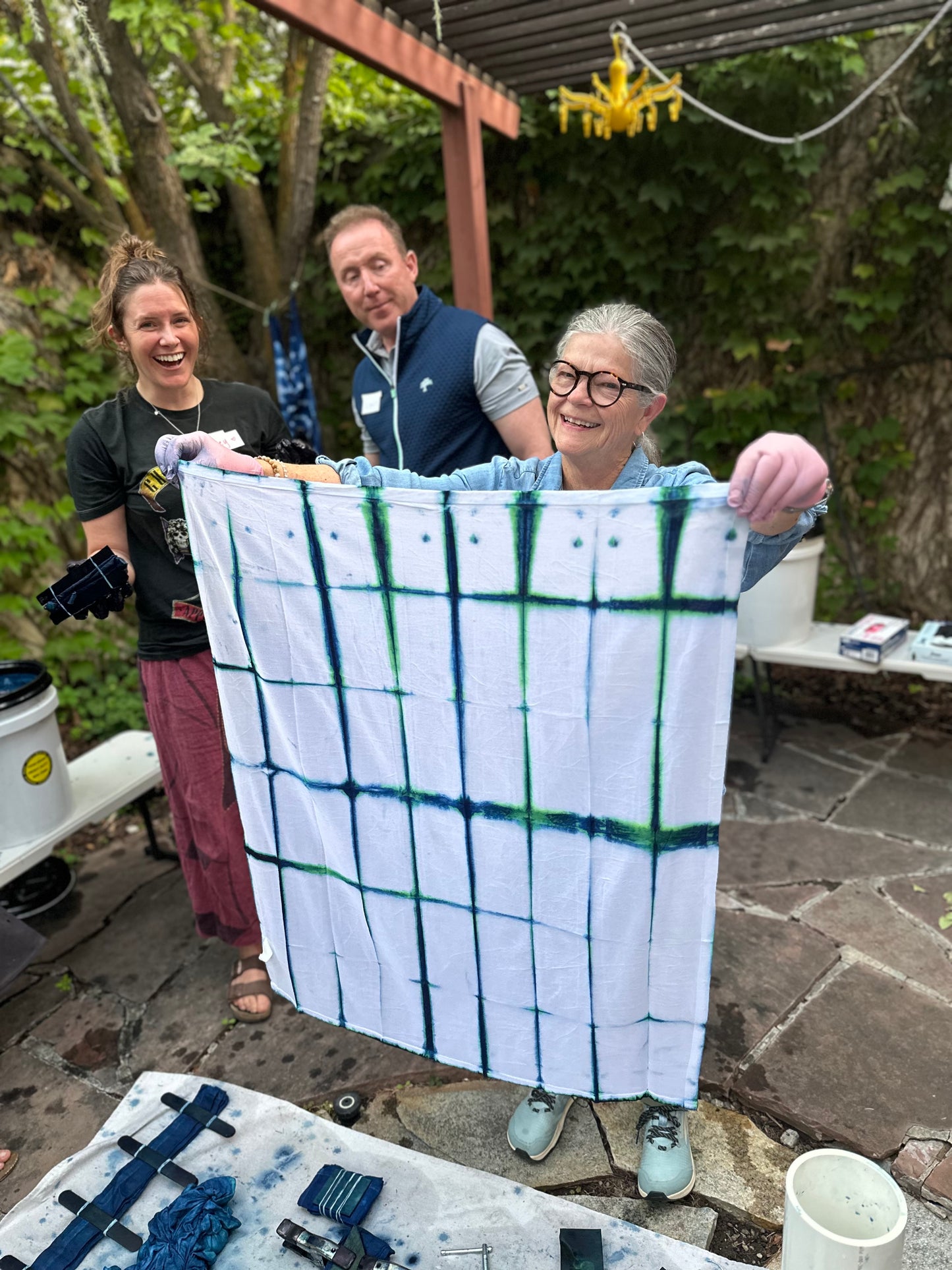 {3/14} Shibori Indigo Dyeing