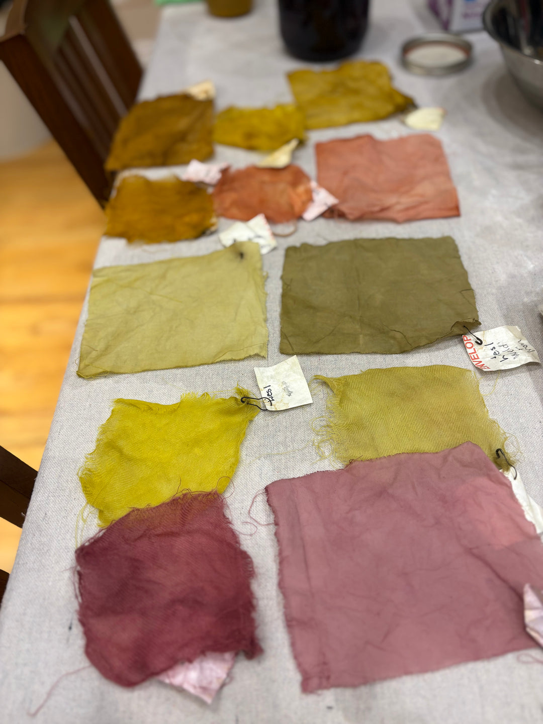 {8/27 &amp; 9/3} Intro to Botanical Dyeing: dyeing fiber and fabric with plants