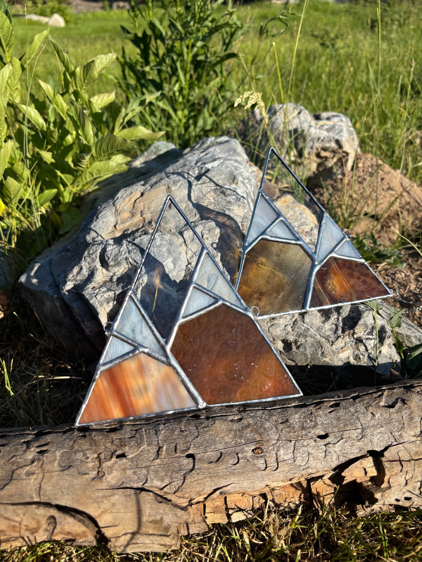 {1/22} Stained Glass Mountain Suncatchers w/ Alta Stained Glass
