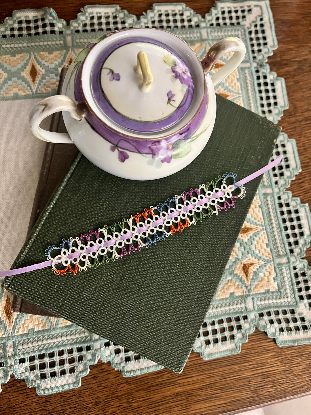 {2/6} Shuttle Tatting: Lace Bookmark Class