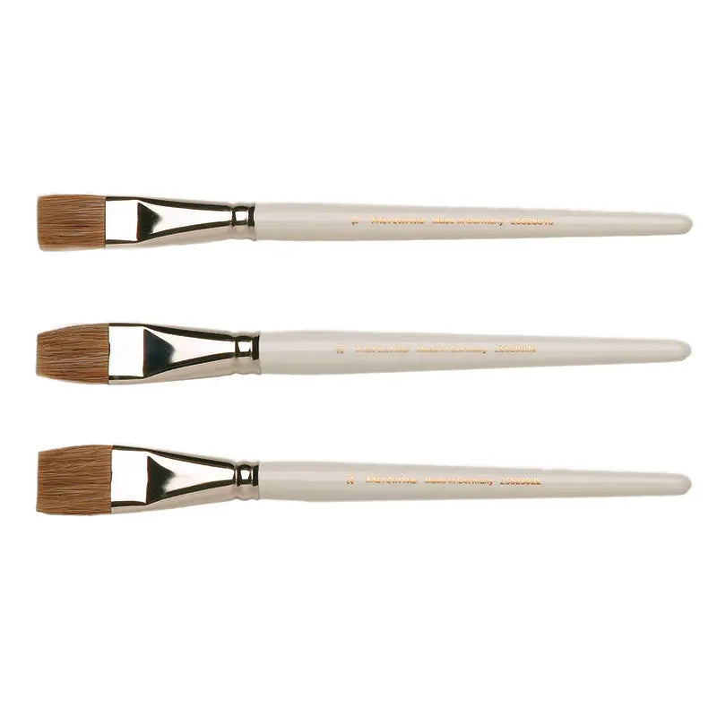 Cow Hair Watercolor Paintbrush | Short Handle, Size 