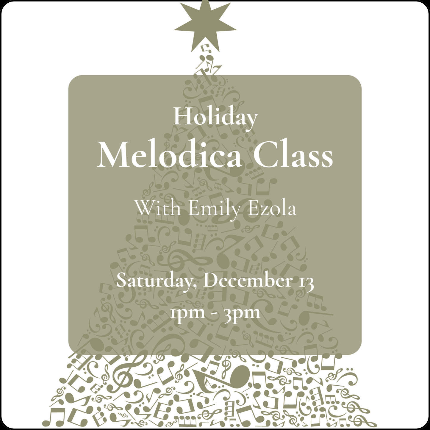 {12/13} Christmas Melodica Class