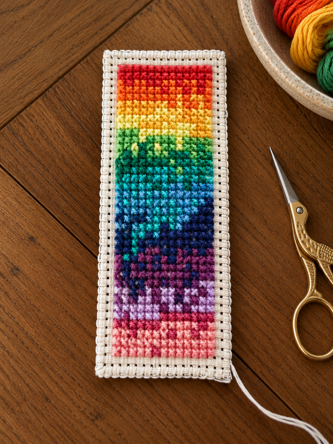 Rainbow Bookmark | Cross-Stitch Kit