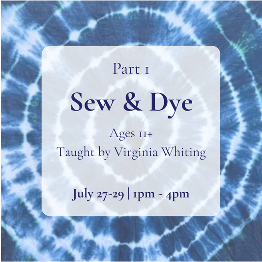 {7/27-29} Sew & Dye: Tote Bag — Part 1