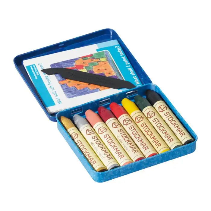 Stockmar Wax Stick Crayons | Supplementary Colors Set 2 – 8 in Tin