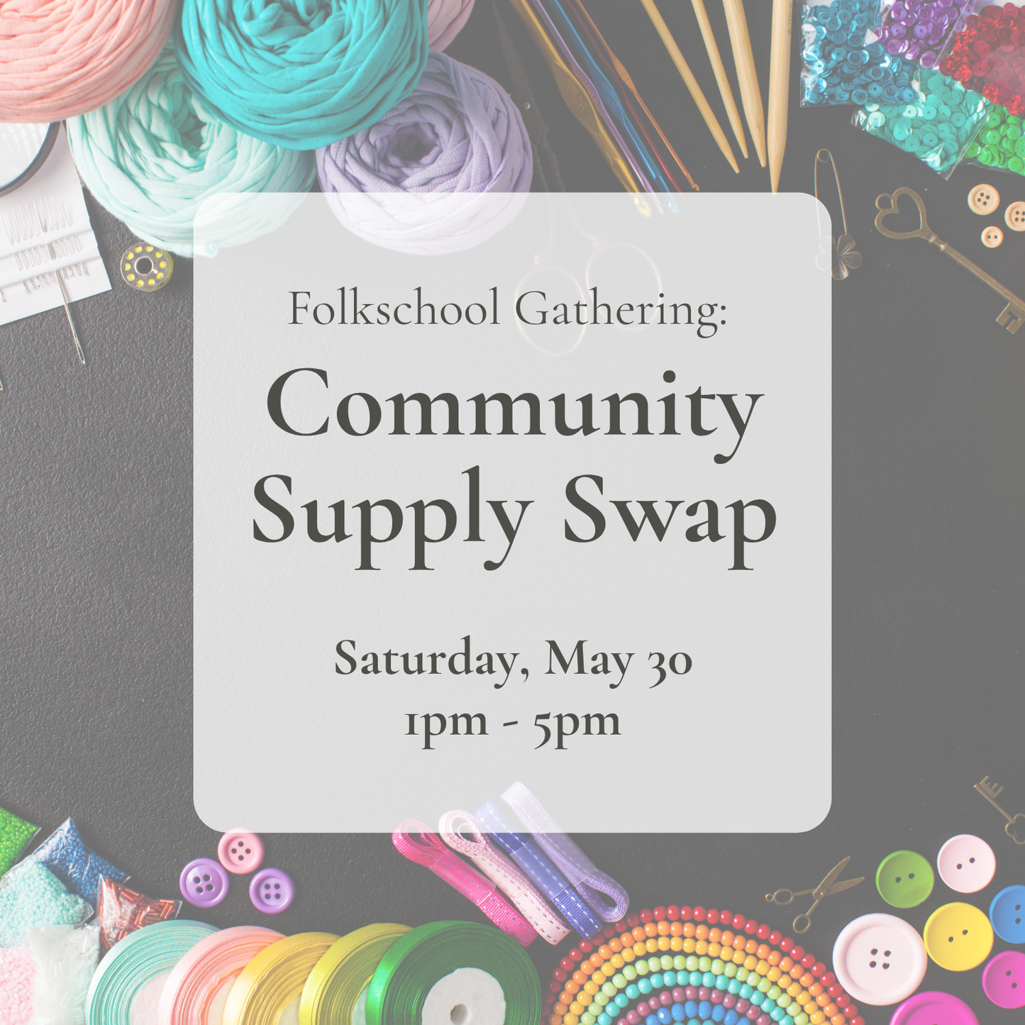 {5/30} Community Supply Swap