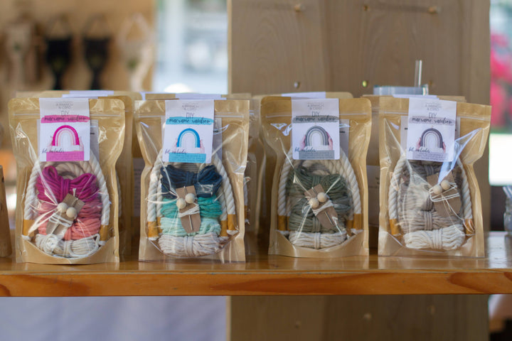 DIY Rainbow Fiber Art Kit