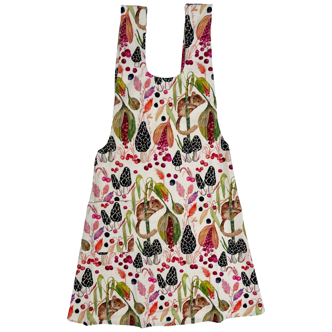 Dormouse pinafore apron