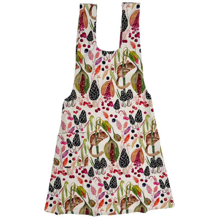 Dormouse pinafore apron