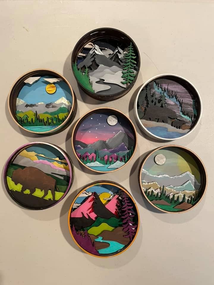 Bear Shadow Box | Paint-by-Layers Craft Kit