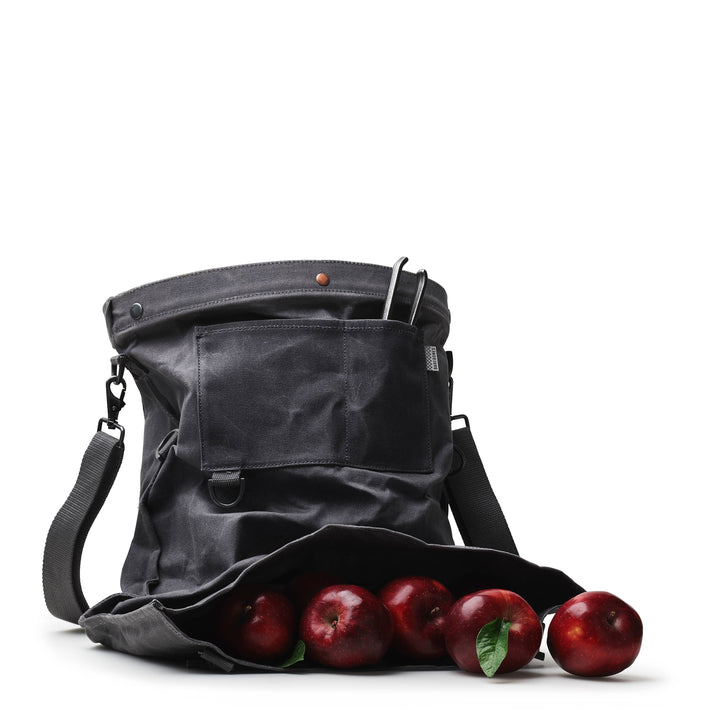 Harvesting &amp; Gathering Bag- Waxed Canvas