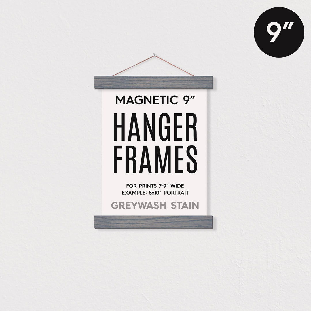 9" MAGNETIC Poster Hanger Frame for 8x10" Portrait Prints