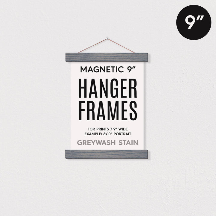9" MAGNETIC Poster Hanger Frame for 8x10" Portrait Prints