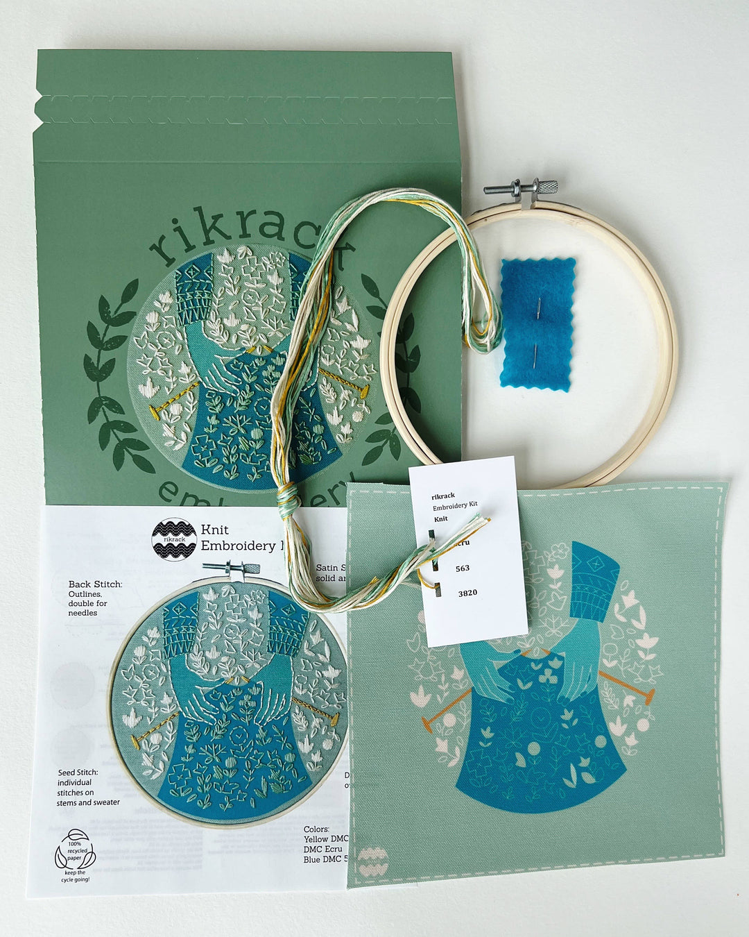 Knit | Embroidery Kit by Rikrack