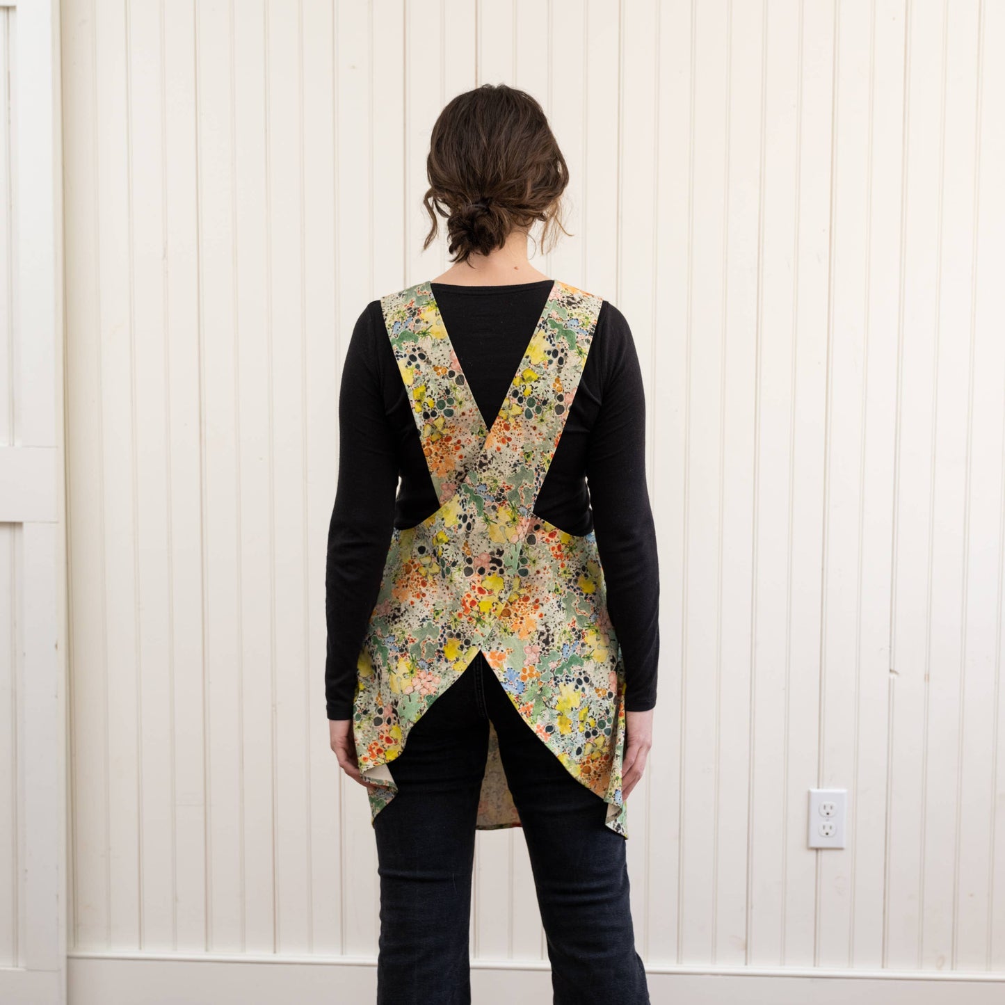 Pinafore Apron- Lichen Bark