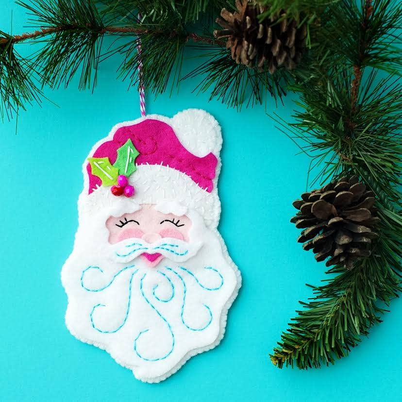 Santa Ornament Kit – Handcraft Revival