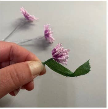 Beaded Flower Craft Kit - Clover. A creative gift idea.