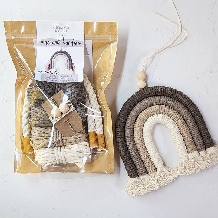 DIY Rainbow Fiber Art Kit