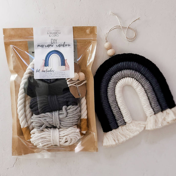 DIY Rainbow Fiber Art Kit