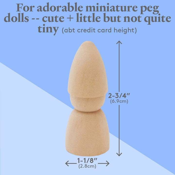 2-3/4" Gnome Peg Doll